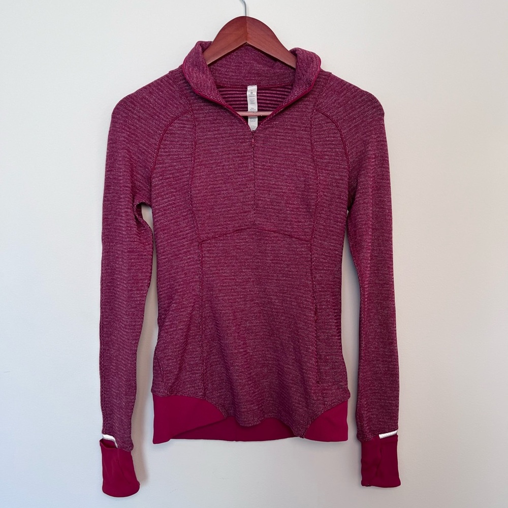 Lululemon Runderful Half Zip Long Sleeve Shirt